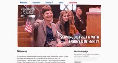 Desktop Screenshot of elizabethfororegon.com